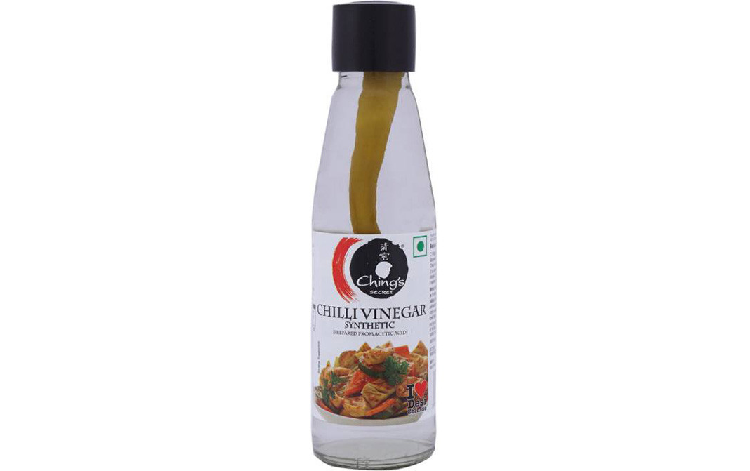 Ching's Secret Chilli Vinegar Synthetic   Bottle  170 millilitre